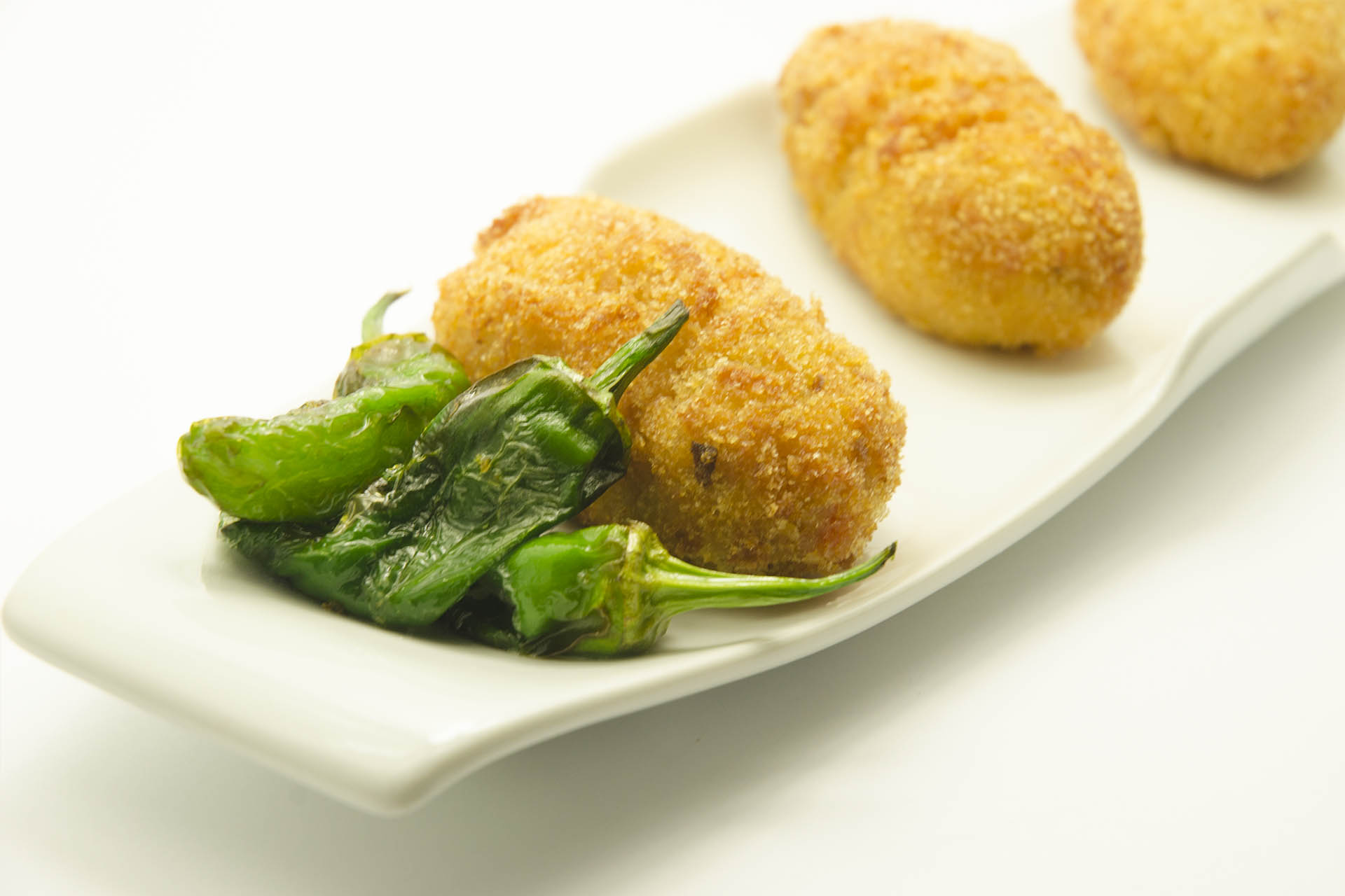 Homemade Croquettes of cooked